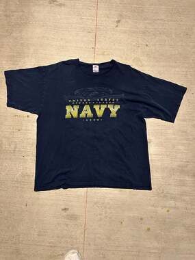 Bayside United States Navy Graphic T-Shirt Size 2XL